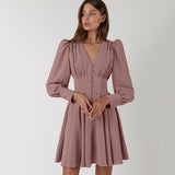 Regency Dress Short Skirt Shirt Dress Court Dress