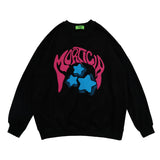 Man Fall Outfits Sports Jacket Foam Printed High Street Casual Pullover Men and Women Fashion