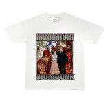 Film Star T Shirt Anime Slam Dunk Washed Old Two-Dimensional Printing Short Sleeve Loose T-shirt