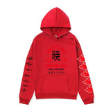 Anime Hoddies Clothing Fire Shadow Tissue Printed Hoodie