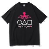 Squid Game Costume T-shirt Loose Men's and Women's Short Sleeve T-shirt