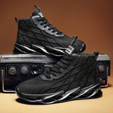 designer Sneaker Shoes Autumn Men's Shoes Breathable High Top Sneakers Fashion Outdoor Running Shoes
