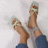 Women Open Toe Sandals Flats Summer Large Size Slippers Flat Beach Slippers Women
