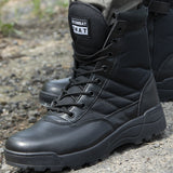 Hiking Shoes Outdoor Boots Combat Boots Combat Boots High-Top Anti-Slip Wear-Resistant Anti-Kick Anti-Collision Military Boots Hiking Boots