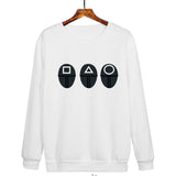 Squid Game Costume round Six Printed Crew Neck Sweatshirt