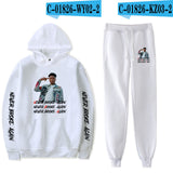 Never Broke Again Hoodie Hoodie Ankle Banded Pants Casual Suit