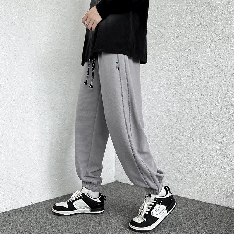 Cuffed Cargo Pants Autumn Casual Jogger Pants