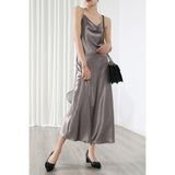 Kendall Jenner Wedding Guest Dress Slim Fit Waist A- line Skirt Swing Collar Oblique Cut Women's Holiday