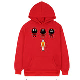 Squid Game Costume One Two Three Wooden Man Hooded Sweater