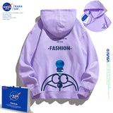 NASA Children Hoodie NASA Joint Name Doraemon Children's Hooded Sweatshirt Fleece-Lined