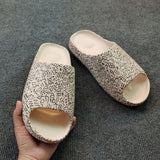 Mens Slide Slippers Men'S Slippers One-Word Sandals Home Shoes