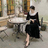 Betty Draper Valentine's Day Dress Vintage Dress Early Autumn Black Dress