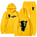 Vlone T Shirts & Shorts 2 Piece Set Sports Leisure Pullover Sweater Hooded