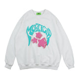 Man Fall Outfits Sports Jacket Foam Printed High Street Casual Pullover Men and Women Fashion
