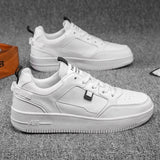 Flat Shoes Men's Summer Large Size Casual Multicolor Skateboard Shoes Trendy Sports White Shoes Men
