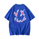 Nasa T Shirt Summer Pure Cotton Loose American Printed Half Sleeve