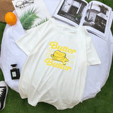 BTS Proof T Shirt plus Size Loose T-shirt Printed round Neck