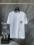 CHH Chrome Hearts T Shirts Spring and Summer Letter Horseshoe Short Sleeve T-shirt