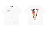Vlone Shortsleeved Tshirt Men'S Casual Able Men'S Top