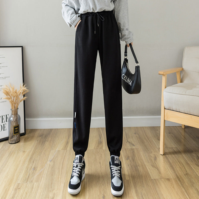 Grey Sweatpants Gray, Fleece Lining Thick Track Pants Children Autumn and Winter