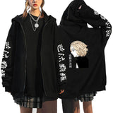Anime Hoddies Tokyo Revengers Zipper Sweater