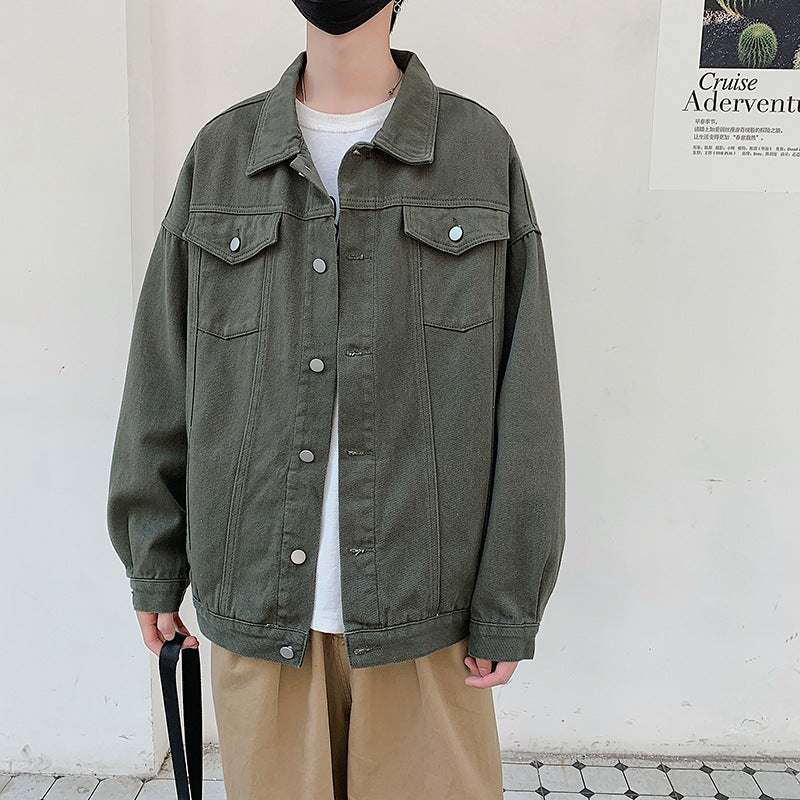 Men Denim Jackets Spring and Autumn Coat Men's Jacket Top