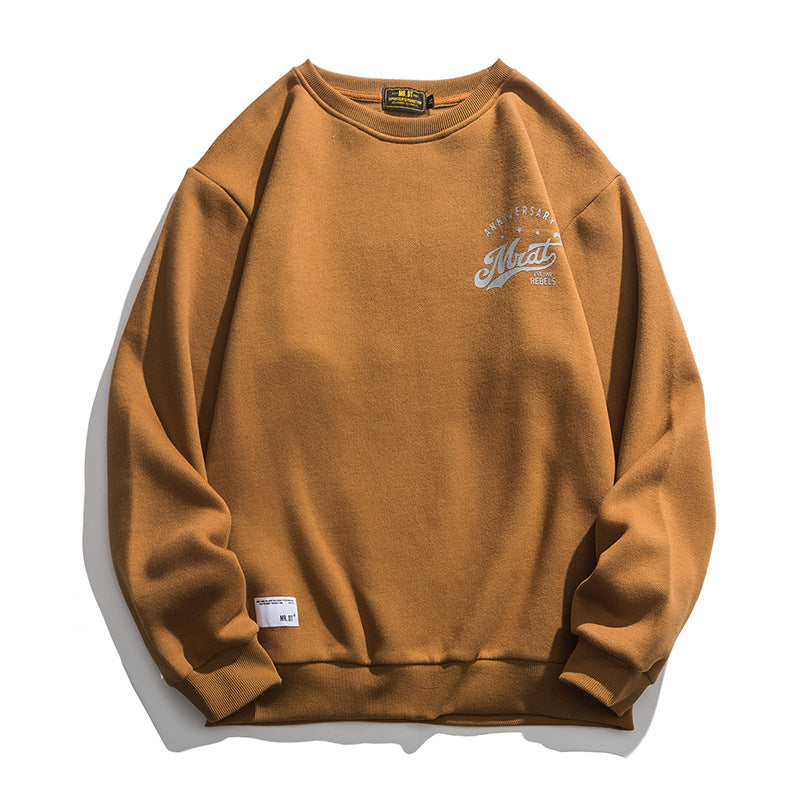 Crew Neck Sweatshirts for Men Men's Printed Crew Neck Sweatshirt Men's Casual Top