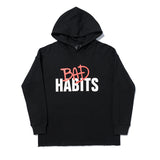 Vlone Hoodie Men And Women Personality Big V Fuzzy Phantom Hooded Sweatshirt