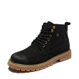 Men's Boots Work Boot Men Casual Hiking Boots Men Winter Velvet Warm Cotton Shoes