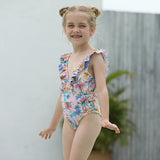 Children Swimsuit One-Piece Girl's Swimsuit Backless