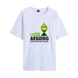 Men and Women Grinch Shirt Casual Loose Short Sleeves T-shirt
