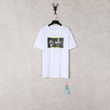 Off White T Shirts Printed Short-Sleeved T-Shirt Ow Loose Men'S And Women'S Bottoming Shirt T