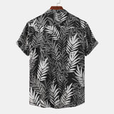 Camp Collar Shirt Printed Short Sleeve Shirt