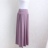 MIDI Mauve Skirt Women's Summer Slim Bottoming Skirt Long Skirt