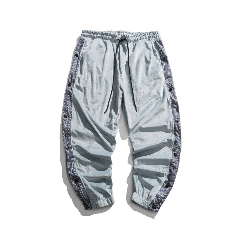 Man Fall Outfis Retro Casual Pants Loose Sports Jogger Pants