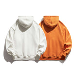 Man Fall Outfis Autumn and Winter New Fun Cartoon Printing Thickened Hooded Sweatshirt Couple Loose Pullover Top
