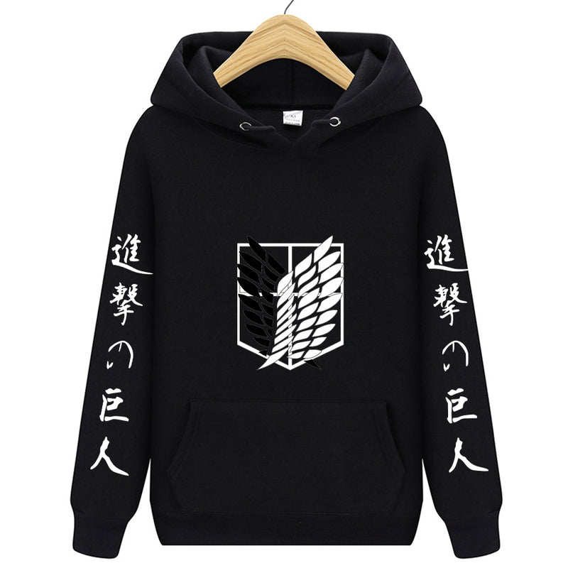 Adolesence Sweatshirt Attack Titan Hoodie Loose Fleece