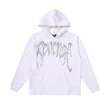 Revenge Hoodie Mechanical Skull Print Men's and Women's Hooded Sweater