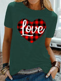 Valentine's Day T Shirt Men's Short-Sleeved European and American Top T-shirt