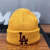 Yankee And Dogers Winter Hat Autumn And Winter Warm Knitted Hat Beanie Hat Men