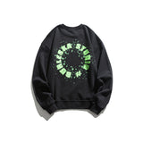 Crew Neck Sweatshirts for Men Men Autumn Printed Crew Neck Top Men