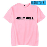 Jelly Roll T Shirt Jelly Roll Name Printed Round Neck Men And Women Same Style