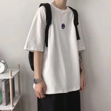 Men T-Shirts Loose Half-Length Sleeves Printing