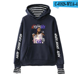 Never Broke Again Hoodie All-Match False Two-Piece Sweaters