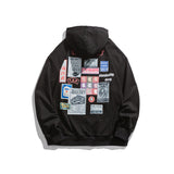 Mens Graphic Hoodies Men's Clothing Autumn New Reported Printed Hoodie Men's