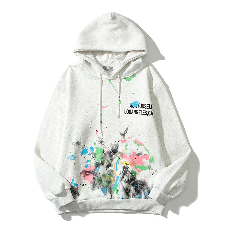 Askyurself Hoodie Fall Winter Hooded Sweatshirt Men's Coat