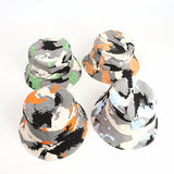 Bucket Hat Fishing Cap Cotton Print Fisherman Hat Camouflage Men's and Women's Outdoor Leisure Sun Hat