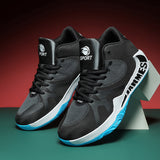 Men's Sneaks & Athletic Basketball Shoes Spring Sneakers Summer Breathable High Top Sneakers Men's Trendy Fashion Basketball Shoes