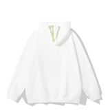 Kanye West Sunday Service Hoodie Skull V Stereo Word Printing Plus Velvet Hoodie