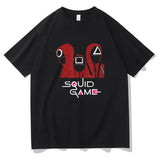 Squid Game Costume T-shirt Loose Men's and Women's Short Sleeve T-shirt